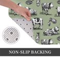 thumbnail image 6 of Rateoe Farm Cows Pattern Flannel Door Mat Indoor Outdoor Entrance, Waterproof All-Weather Doormat,Fade Resistant, Low Profile Entryway Mat 16x24in, 6 of 7