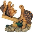 thumbnail image 2 of Tortoise Family Having Fun on a Seesaw Decorative Statuette, 2 of 2
