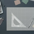 thumbnail image 4 of WHAMVOX Transparent Plastic Triangle Ruler Set for Teaching Use 2pcs Student Design for Math Geometry, 4 of 8
