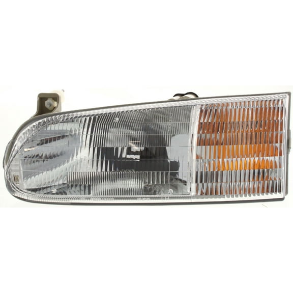Headlight Compatible With 1995-1997 Ford Windstar Left Driver Halogen With bulb(s)
