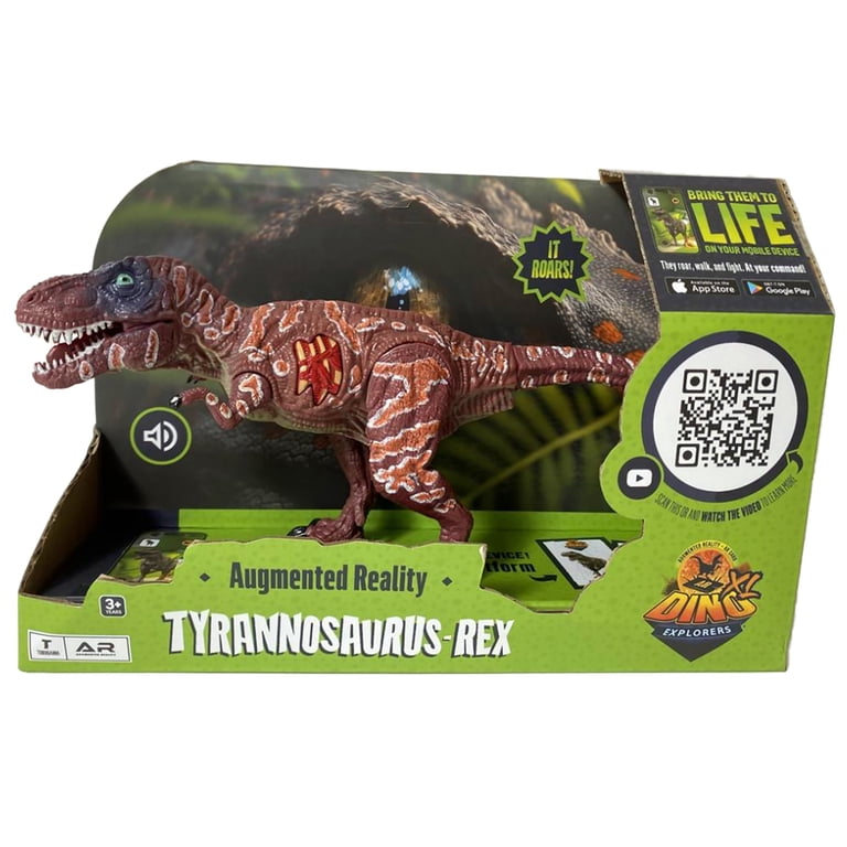 Dino Explorers: AR Dinosaur XL & Brick Combo - Tyrannosaurus-Rex