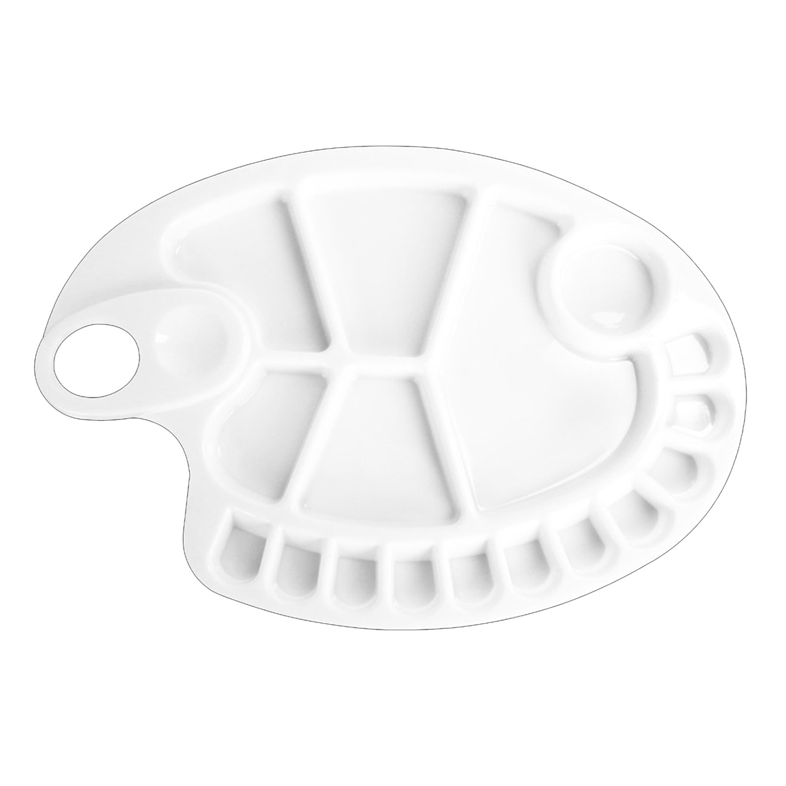 Paint Tray Palettes Plastic Pallet for Kids DIY Art Craft Painting