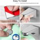 thumbnail image 4 of 2 Magnetic Soap Holders with Strong 3M Adhesive - Wall Mounted Soap Dish for Bathroom, Kitchen, Sink - 4 Magnetic Accessories Included, 4 of 5