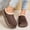Coffee, variant on Womens Fuzzy Mule Slippers, Suede Upper with Shearling Lining Thick Chunky Sole Easy Wear Warm Closed Back Indoor Outdoor Footwear for Women