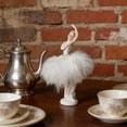 thumbnail image 3 of Giaone Ballerinas Figurines Tabletop Decorations Resin Ballet Dancer Statue Sculpture with Feathered Dress Table Ornament, 3 of 16