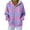 #282-Multicolor, variant on AUNVITO Women's Winter Hooded Sweatshirt Striped Print Long Sleeve Ribbed Zipped Pockets Casual and Trendy Outerwear