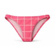 Body Glove Women's Crush Plaid Low Rise Cheeky Bikini Bottom - Fabulush Plaid - (Medium)