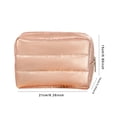 thumbnail image 4 of Organizador de maquillaje para mujer, algodón, Color sólido, resistente al agua, para uso diario, 4 of 8