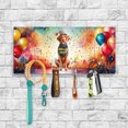 thumbnail image 2 of Hello 2025 Vizsla Celebrates Happy New Year Firework Balloon Wood Key Holder Vizslas Dog Lover Gifts Idea Wall-mounted Key Rack Home Decor - 02024, 2 of 5