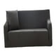 thumbnail image 4 of Funda De Sofá Universal Muebles Funda Antideslizante Estiramiento Tejido 1/2/3 Plazas Loveseat gris oscuro Soledad Cubierta de sofá hecha punto, 4 of 7