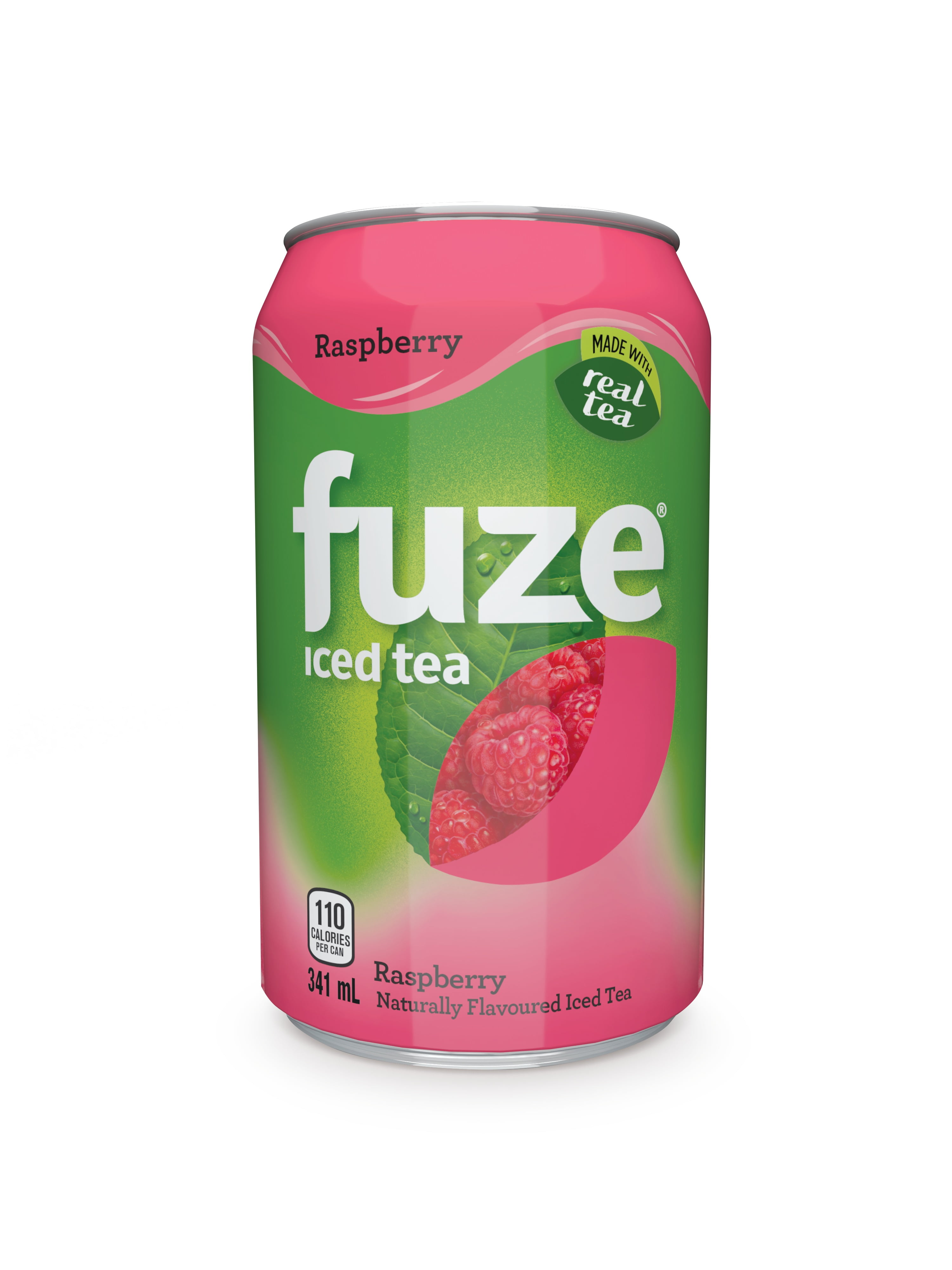 Fuze Iced Tea Raspberry Cans, 341 mL, 12 Pack
