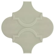 MTO0625 Classic 5X5 Arabesque Glossy Beige Ceramic Tile