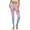 Axolotls Cherry Blossom Pink Blue Gradient, variant on COEQINE Women Tummy Control Yoga Pants with Pockets High Waisted 4-Way Stretch Breathable Athletic Leggings Green Gray Camouflage Casual Hip Lift No See Through Tights, M