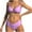 Purple, variant on FcBaudy Womens Swimsuits Two Piece Swimsuit for Women Bathing Suit for Women Tankini Swimsuits for Women New Fashion Comfortable Bikini Women's Sexy Plain Color Swimsuit Bikinis Women Swimsuit Nylon