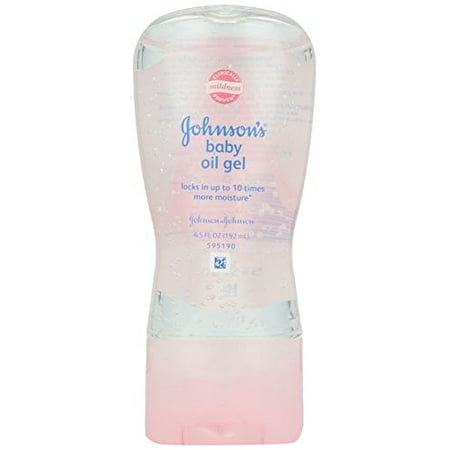 2 Pack - Johnson's Baby Oil Gel 6.50oz Each