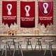 thumbnail image 2 of Banderin Conmemorativo Mundial de Futbol Qatar 2022 Qatar Qatar 2022, 2 of 2