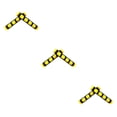 thumbnail image 1 of Guardoinrt 1 Paire Poignée de Guidon Moto Moto Manchon de Poignée Accessoires Automobile Jaune 3Ensemble, 1 of 6