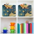 thumbnail image 7 of Stars and Moon in Starry Sky Storage Bins Baskets With Handles Storage Box Clothes Organizer Organization Toys, 7 of 7