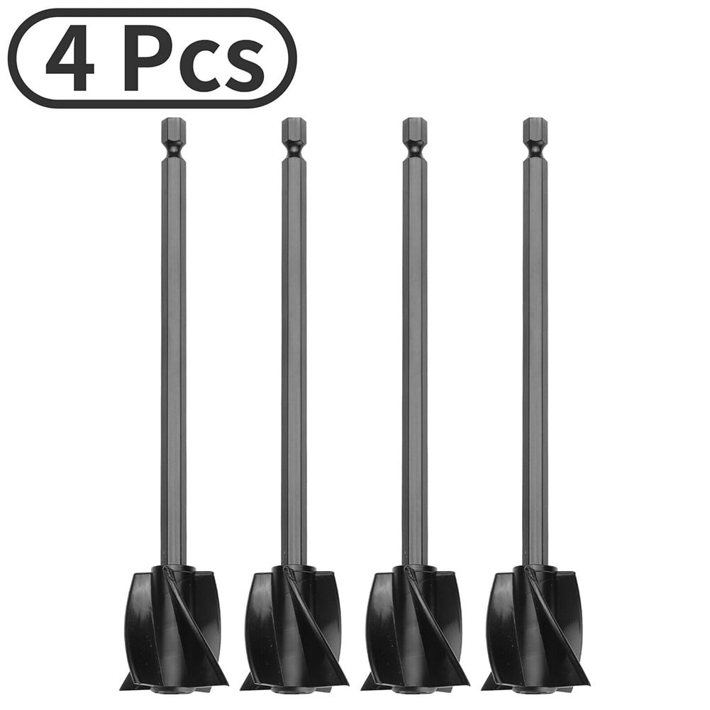 4x Resin Mixer Paddles Standard Hex Shank,Epoxy Mixer Attachment Drill Paint