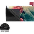 thumbnail image 4 of Coolnut Mailbox Covers, Magnetic Standard Size Vintage Valentines Day Hearts and Flower Seasonal Mail Wraps for Home Outdoor Decor, 20.7"x18.03", 4 of 5