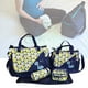 thumbnail image 5 of Juego de Bolsa de pañales Zulema Cambiador de pañales Mochila de hombro gran capacidad Azul Oscuro, 5 of 7