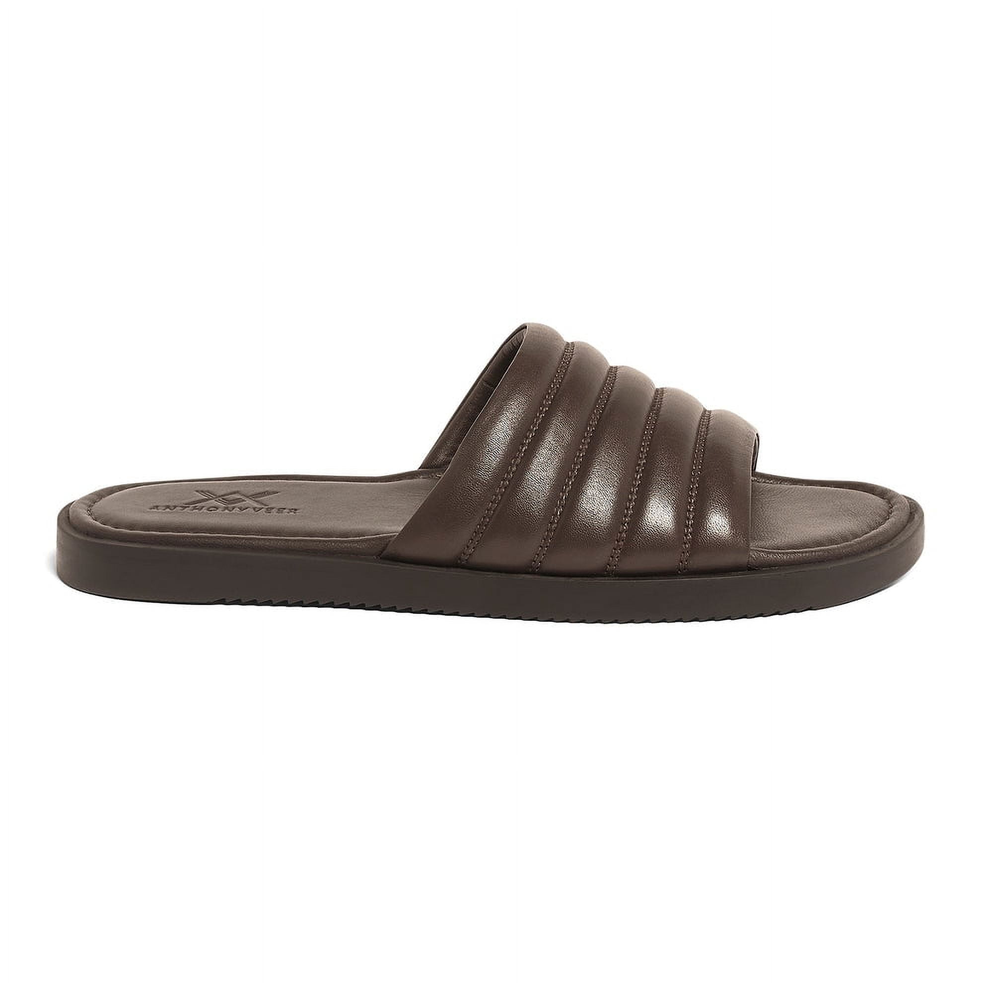 Anthony Veer Men’s Key West Leather Slide Sandals Anthony Veer Key West Leather Comfort Slide for Men  main image 2