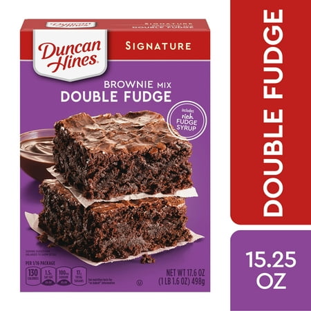 UPC 644209332472 product image for Duncan Hines Decadent Double Fudge W/Pouch of Extra Rich Fudge Syrup Brownie Mix | upcitemdb.com
