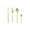 Gold, variant on Steak Knife Set,Steak Knife Set,Stainless Steel Knife Fork and Spoon Set Western Steak Knife Cutlery Four-Piece Stainless Steel Knife Fork and Spoon Hotel High-Grade Innovation Cutlery