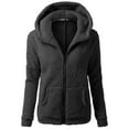 thumbnail image 2 of Women's Coat Ladies Hoodie Fleece Jacket(size:s-5xl), 2 of 3