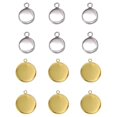 thumbnail image 1 of Bandejas colgantes de Jewelry Finding LANBEIDE, 10 mm, plateadas, 16 mm, doradas, 1 of 6