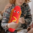 thumbnail image 6 of CanGonggg Cartoon Red Sausage Pillow Doll 45cm Toy 17.7*7.87in Kids Pillow Blue S Clues Toothless Tiana, 6 of 7
