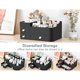 thumbnail image 5 of YBQF Makeup Organizer for Vanity,Large Countertop Organizer with Drawers,Dresser Bathroom Cosmetics Organization and Storage for Perfume Skin Care Nail Polish Brushes Eyeshadow Lipstick(Blac, 5 of 5