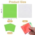 thumbnail image 2 of Uxcell 100 Pcs 3 x 3 Inch Square Aluminum Foil Candy Wrappers, Green, 2 of 6