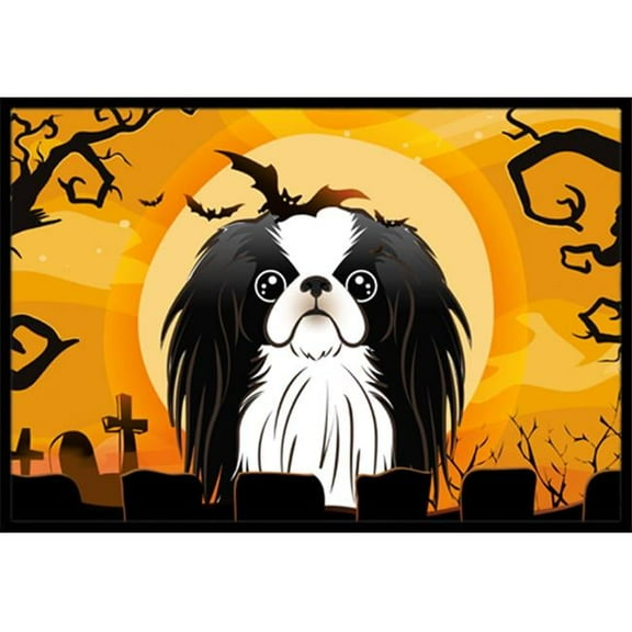 Carolines Treasures BB1788MAT Halloween Japanese Chin Indoor & Outdoor Mat- 18 x 27 in.