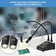 thumbnail image 3 of AmScope Powerful 6 Watt LED Dual Goose-neck Illuminator, 3 of 5