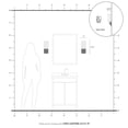 thumbnail image 6 of Livex Lighting - Meridian - 1 Light ADA Wall Sconce in Modern Style - 5 Inches, 6 of 9