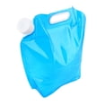 thumbnail image 1 of Durable 5L Blue Water Container for Camping Hiking Made with Premium Plastic Portable Folding Design, 1 of 8