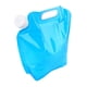 thumbnail image 1 of Bolsas de agua plegables portátiles de 5 l para acampar, senderismo y supervivencia al aire libre (azul), 1 of 5