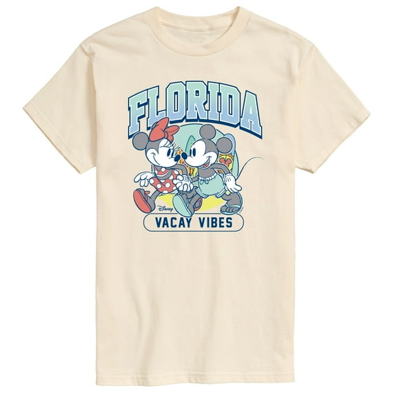 Disney - Mickey And Minnie Florida Vacay Vibes - Men's Short Sleeve Graphic T-Shirt