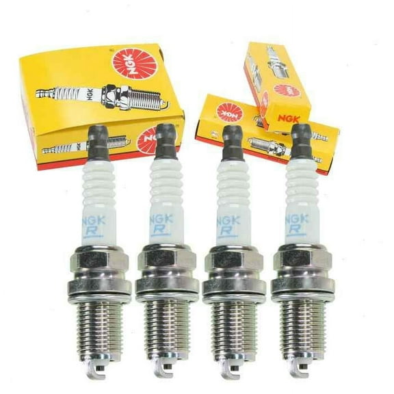 4 pc NGK Standard Spark Plugs compatible with Toyota Camry 2.2L 2.4L L4 1992-2011