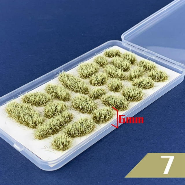 25 Pieces Cluster Grass Layout Model Dioramas Scenery Decor Static