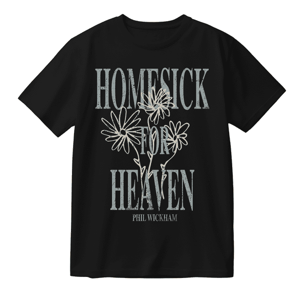 Phil Wickham Heavenward Bloom Cotton T-shirt Women Men Short Sleeve Crewneck Casual Streetwear Tee