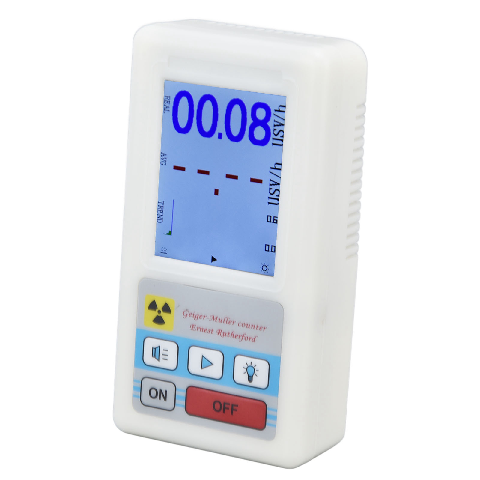 BR?6 Geiger Counter Easy Reading Multifunctional Radioactive Detector ...