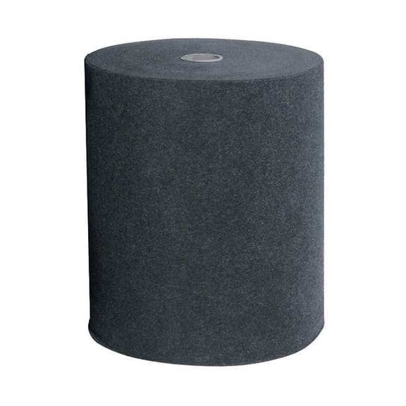 Pig Sorbent Pad, 26 gal, 24 in x 300 ft, Universal, Black, Polypropylene MAT247