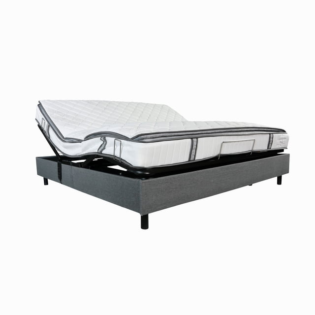 CAMA ELECTRICA Buckingham Manufacturing AJUSTE EN ESPALDA Y PIES, KING, DUKE