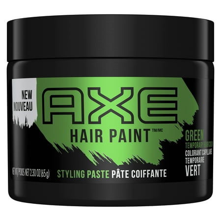 AXE Hair Paint Temporary Color Styling Paste Green 2.3 (Best Mens Hair Color Products)