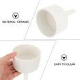 thumbnail image 3 of 2pcs Ceramic Funnel Buchner Funnel Laboratory Filtration Funnel Laboratory Supplies (60mm, 80mm), 3 of 5