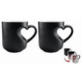 thumbnail image 3 of Heart-Shaped Color Changing Magic Ceramic Mug, Magic Reveal of Surprise Design with Hot Drink, Hidden Graphic or Text Coffee Cup, Gift for Valentine‘s Day (2Pcs, A), 3 of 10