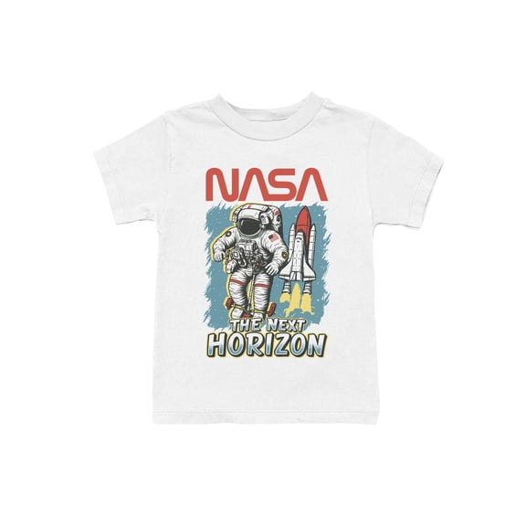 Officially Licensed NASA Astronaut: The Next Horizon Youth's T-shirt