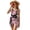 Cherry Blossom, variant on Dragonfly Dandelion Print Girls Bathing Suit for Vacation Halter Neck Swimsuit One Shoulder Summer Beach Swimsuit with Mesh Cover Up